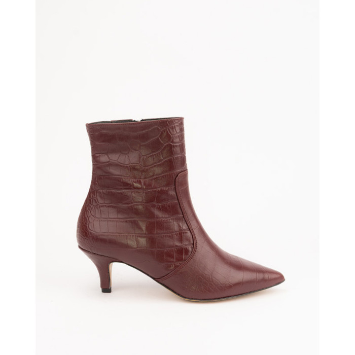 copy of Black boots on 4 cm heel suede leather