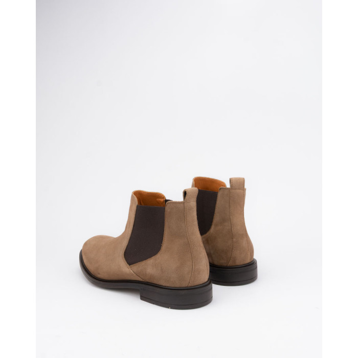 copy of Elegant men's natural leather slippers, brown