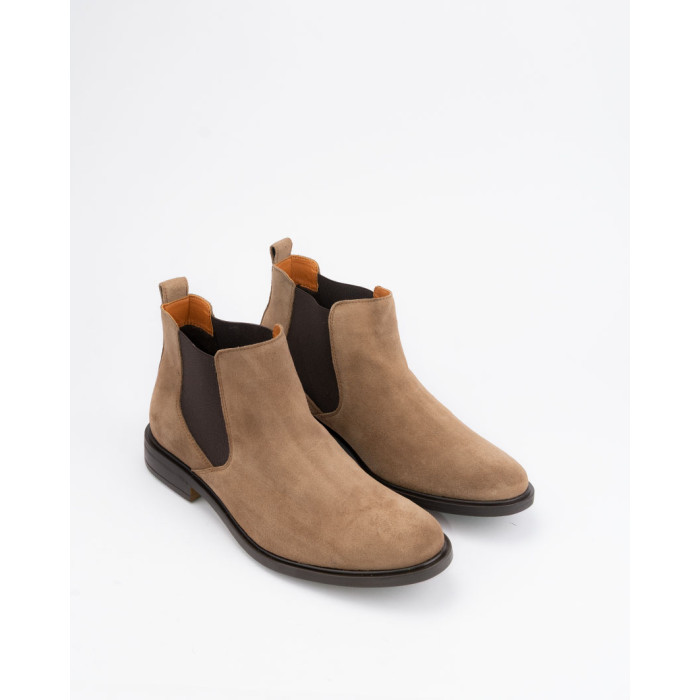 copy of Elegant men's natural leather slippers, brown