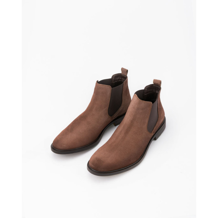 copy of Elegant men's natural leather slippers, brown