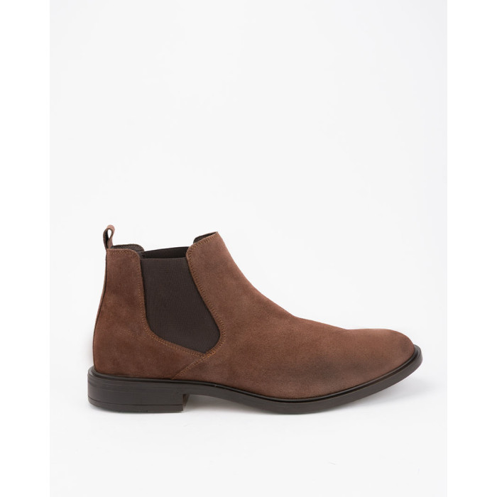 copy of Elegant men's natural leather slippers, brown