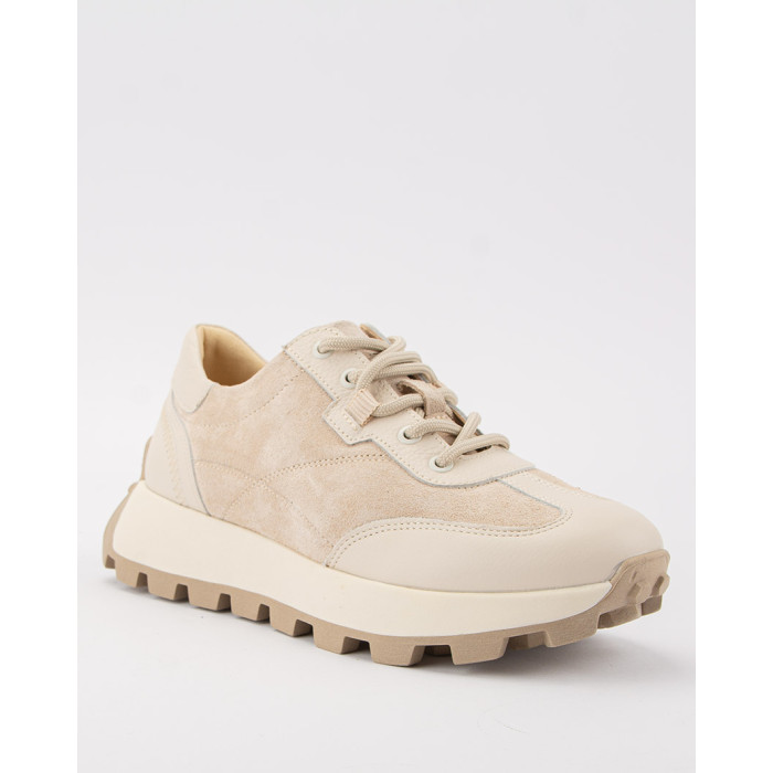 Sneakersy damskie Blanca Nude na wyższej podeszwie (Rozmiar: 37 - Kolor: Beżowy)